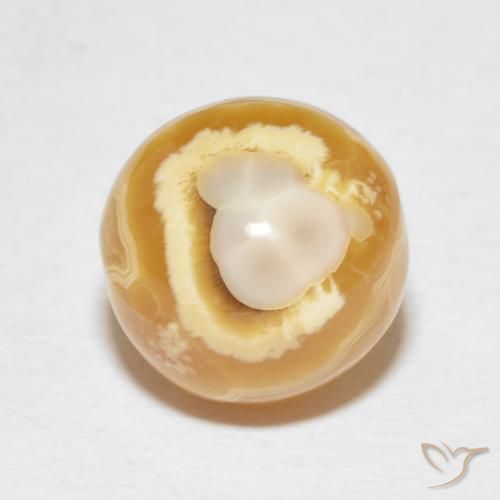 Agate Gemstone in 11 mm (calibrated) Size for Sale, Agate Stone in Multicolor Color