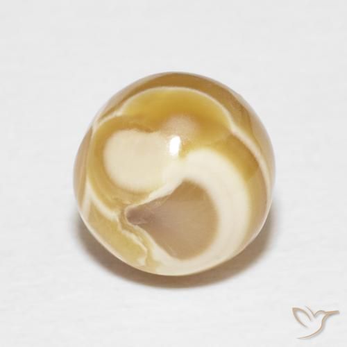 5.14ct Natural Multicolor Agate, Sphere / Ball, Opaque