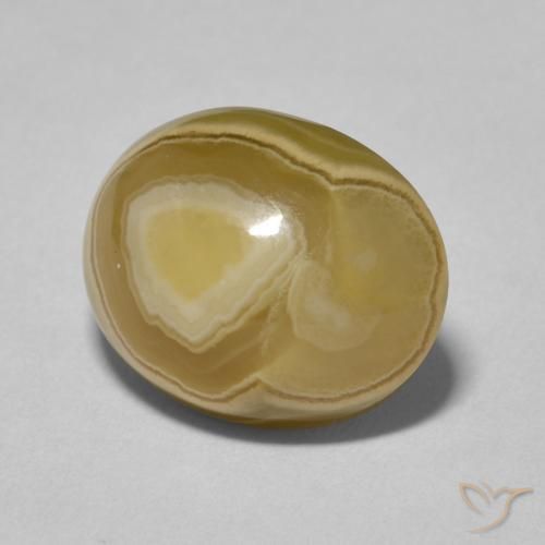7.86 ct Multicolor Agate Stone, Natural Agate in Oval Cabochon Shape for Sale