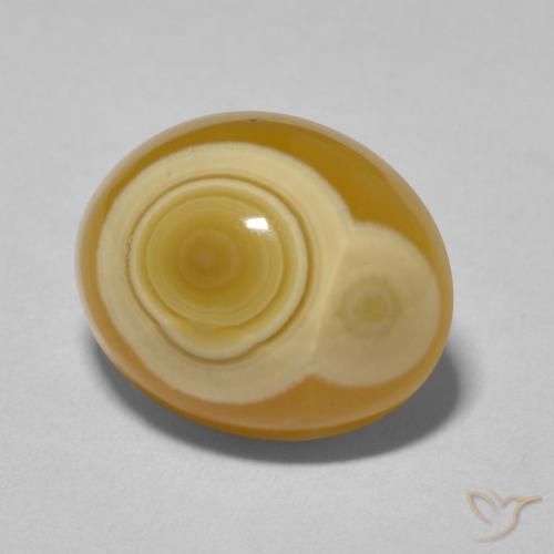 9.34 ct Multicolor Agate Stone, Natural Agate in Oval Cabochon Shape for Sale
