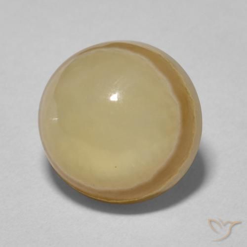 6.48 ct Multicolor Agate Stone, Natural Agate in Round Cabochon Shape for Sale