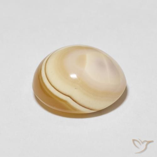 Agate Gemstone in 16.3 x 15 mm Size for Sale, Agate Stone in Multicolor Color