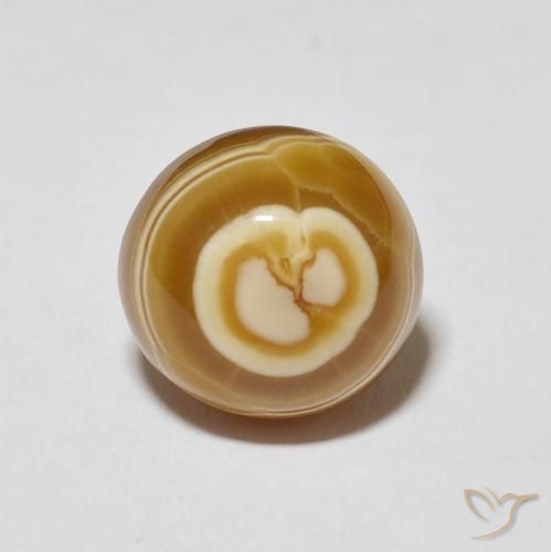 8.27ct Natural Multicolor Agate, Round, Opaque