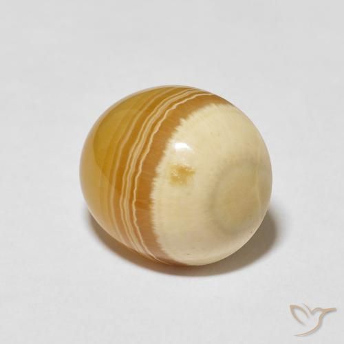 9.93 ct Multicolor Agate Stone, Natural Agate in Oval Cabochon Shape for Sale