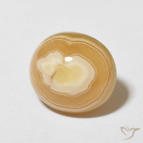 7.17 ct Multicolor Agate Stone, Natural Agate in Oval Cabochon Shape for Sale