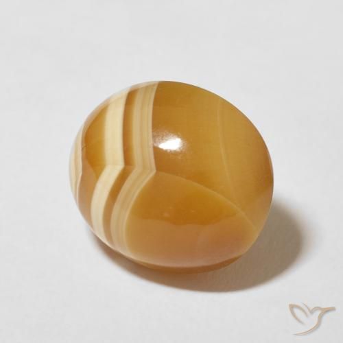10.07 ct Multicolor Agate Stone, Natural Agate in Oval Cabochon Shape for Sale