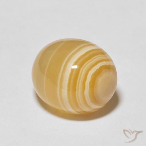7.80 ct Multicolor Agate Stone, Natural Agate in Oval Cabochon Shape for Sale