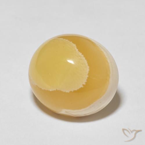 15.82 ct Multicolor Agate Stone, Natural Agate in Oval Cabochon Shape for Sale