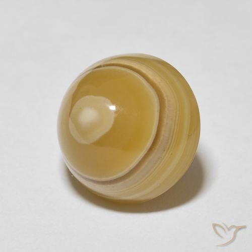 11.95 ct Multicolor Agate Stone, Natural Agate in Round Cabochon Shape for Sale