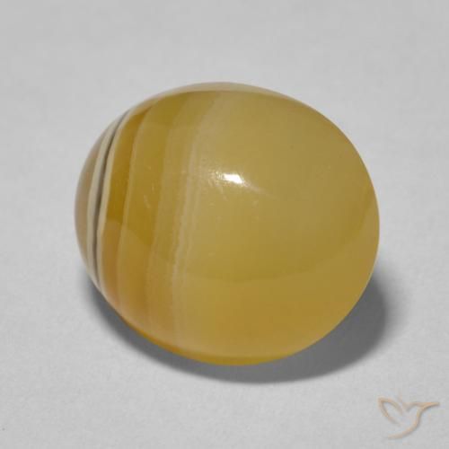 7.56 ct Multicolor Agate Stone, Natural Agate in Oval Cabochon Shape for Sale