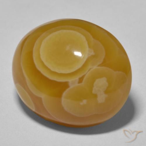 30.69 ct Multicolor Agate Stone, Natural Agate in Oval Cabochon Shape for Sale