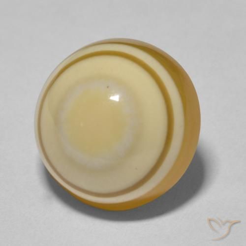 13.04 ct Multicolor Agate Stone, Natural Agate in Round Cabochon Shape for Sale
