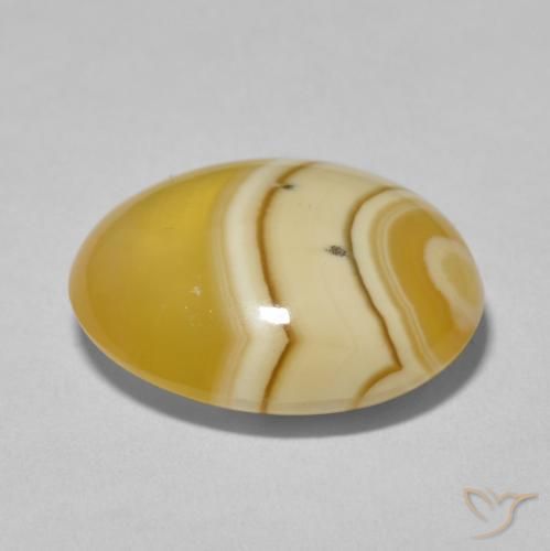 Agate Gemstone in 16.9 x 14.5 mm Size for Sale, Agate Stone in Multicolor Color