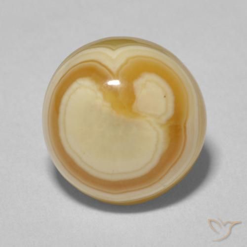7.66ct Natural Multicolor Agate, Round, Opaque, Photo A