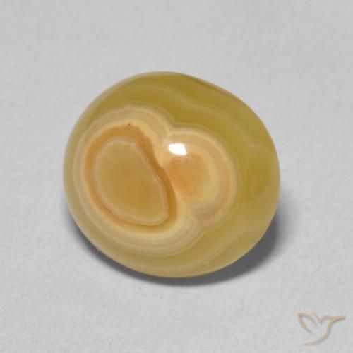 5.20 ct Multicolor Agate Stone, Natural Agate in Oval Cabochon Shape for Sale