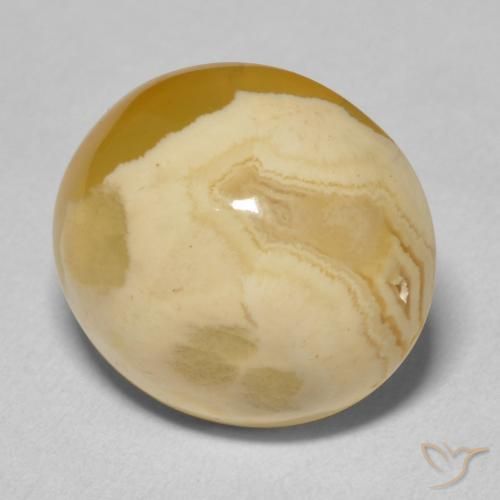 15.88 ct Multicolor Agate Stone, Natural Agate in Oval Cabochon Shape for Sale