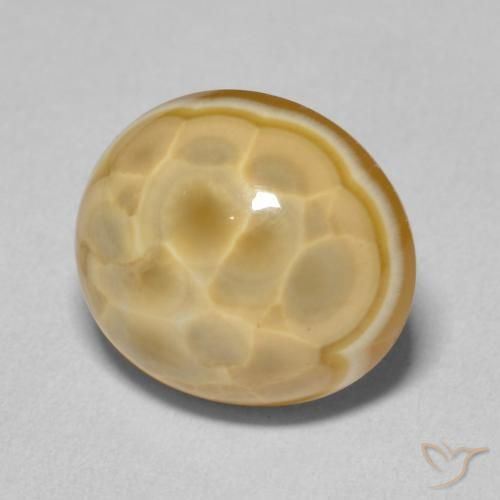 11.80 ct Multicolor Agate Stone, Natural Agate in Oval Cabochon Shape for Sale