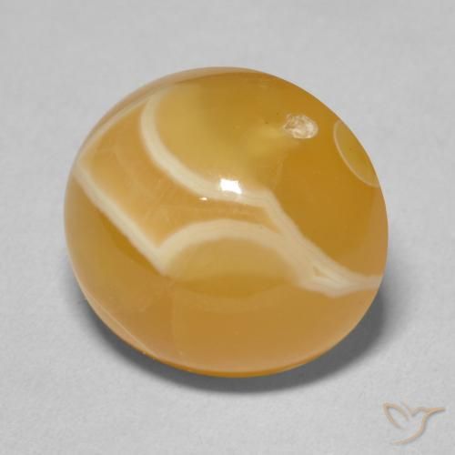 14.41 ct Multicolor Agate Stone, Natural Agate in Oval Cabochon Shape for Sale