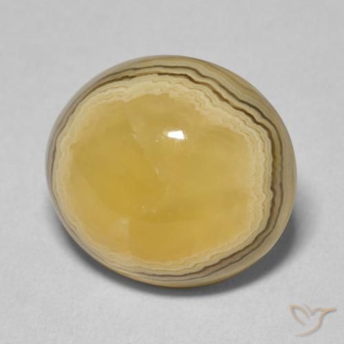 8.14 ct Multicolor Agate Stone, Natural Agate in Oval Cabochon Shape for Sale