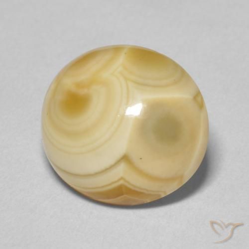 5.62 ct Multicolor Agate Stone, Natural Agate in Oval Cabochon Shape for Sale