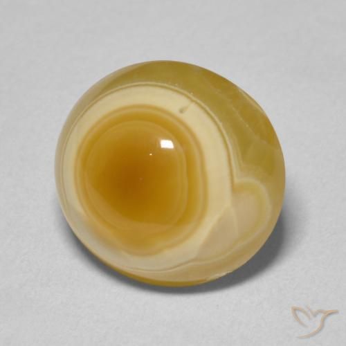 7.66 ct Multicolor Agate Stone, Natural Agate in Oval Cabochon Shape for Sale