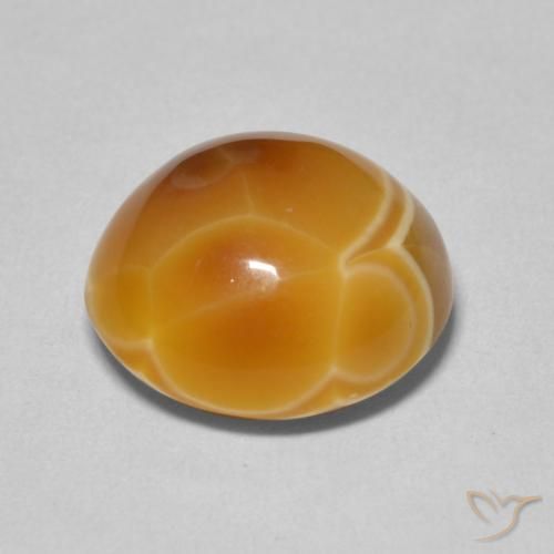 Agate Gemstone in 13.9 x 13 mm Size for Sale, Agate Stone in Multicolor Color
