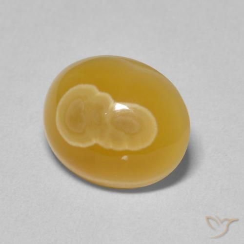 4.57 ct Multicolor Agate Stone, Natural Agate in Oval Cabochon Shape for Sale