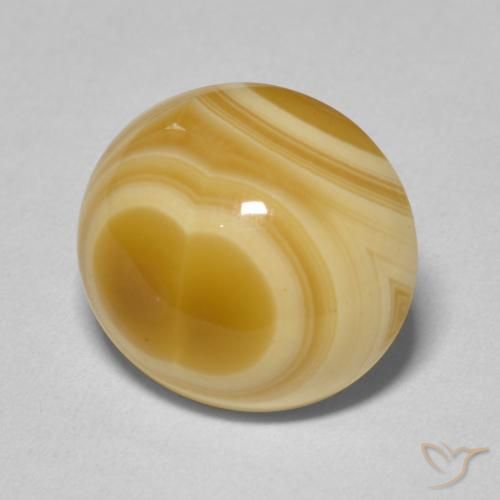10.80 ct Multicolor Agate Stone, Natural Agate in Oval Cabochon Shape for Sale