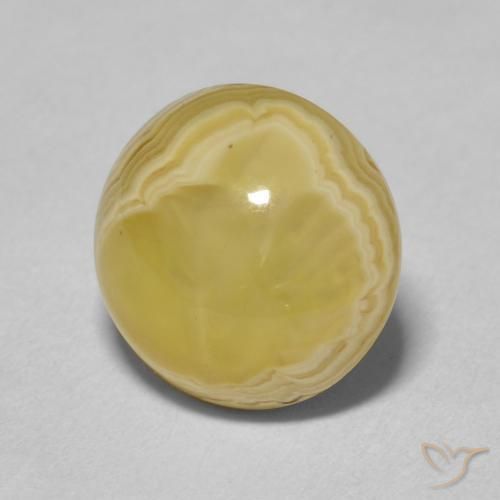 5.48 ct Multicolor Agate Stone, Natural Agate in Round Cabochon Shape for Sale
