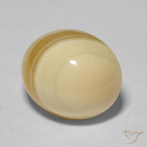 9.82 ct Multicolor Agate Stone, Natural Agate in Oval Cabochon Shape for Sale