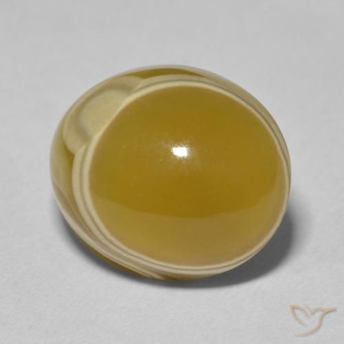 12.00 ct Multicolor Agate Stone, Natural Agate in Oval Cabochon Shape for Sale