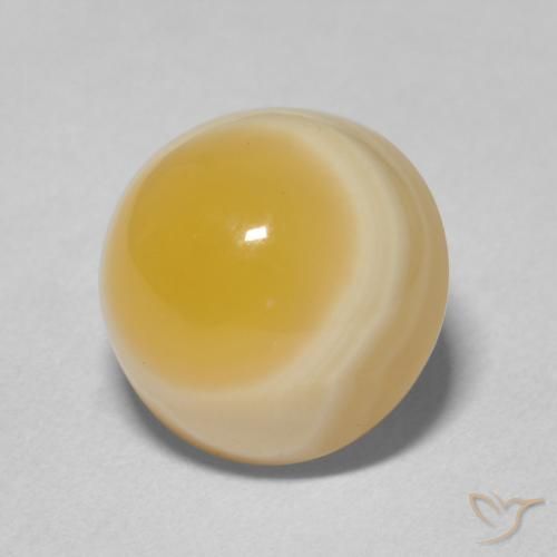 7.32 ct Multicolor Agate Stone, Natural Agate in Round Cabochon Shape for Sale