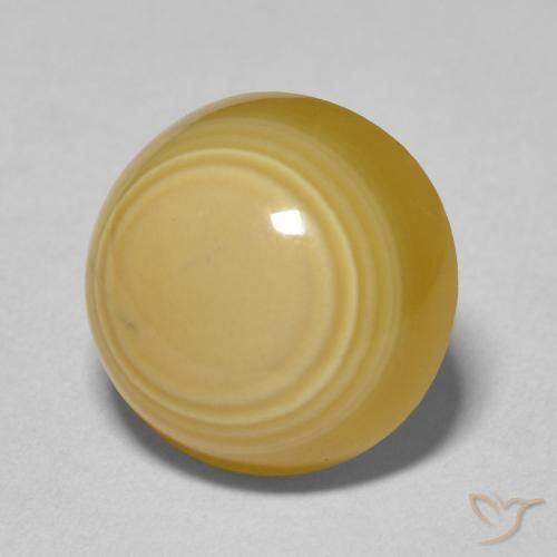 8.02 ct Multicolor Agate Stone, Natural Agate in Round Cabochon Shape for Sale