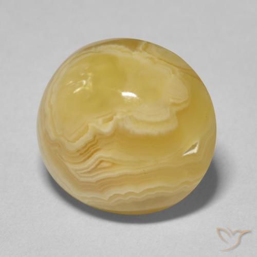 11.98 ct Multicolor Agate Stone, Natural Agate in Oval Cabochon Shape for Sale