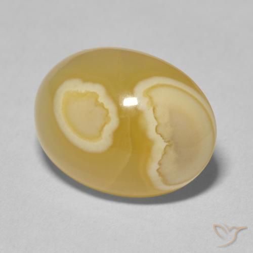 10.85 ct Multicolor Agate Stone, Natural Agate in Oval Cabochon Shape for Sale
