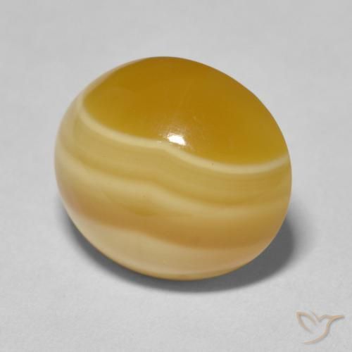 10.54 ct Multicolor Agate Stone, Natural Agate in Oval Cabochon Shape for Sale