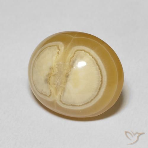 11.61 ct Multicolor Agate Stone, Natural Agate in Oval Cabochon Shape for Sale