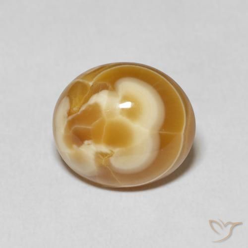 6.40ct Natural Multicolor Agate, Oval, Opaque
