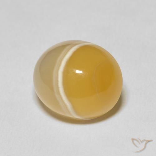14.37 ct Multicolor Agate Stone, Natural Agate in Oval Cabochon Shape for Sale