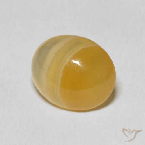 6.82 ct Multicolor Agate Stone, Natural Agate in Oval Cabochon Shape for Sale