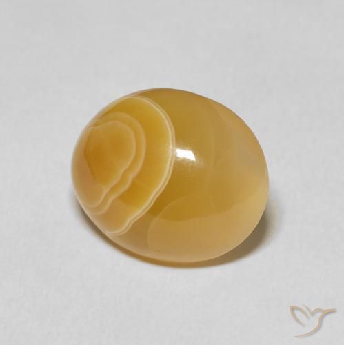 7.38 ct Multicolor Agate Stone, Natural Agate in Oval Cabochon Shape for Sale