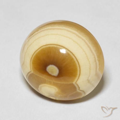 19.18 ct Multicolor Agate Stone, Natural Agate in Oval Cabochon Shape for Sale
