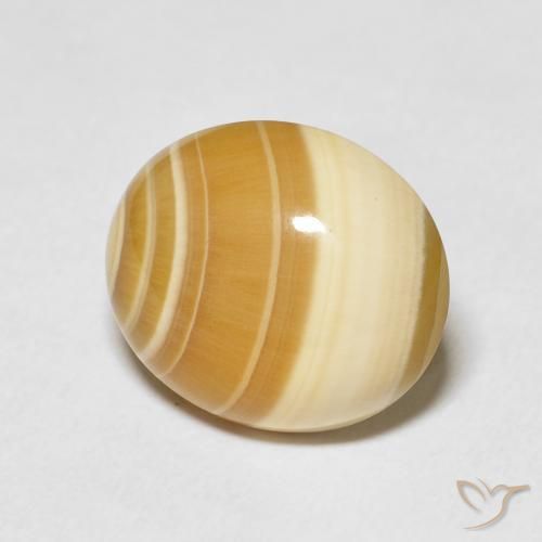 9.32 ct Multicolor Agate Stone, Natural Agate in Oval Cabochon Shape for Sale