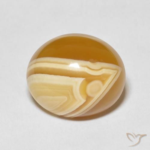 17.00ct Natural Multicolor Agate, Oval, Opaque
