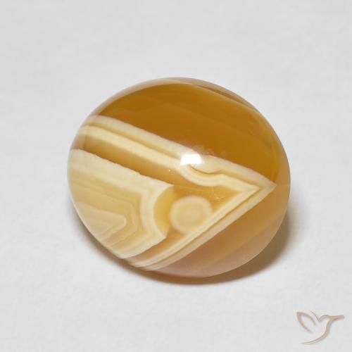 17.00 ct Multicolor Agate Stone, Natural Agate in Oval Cabochon Shape for Sale