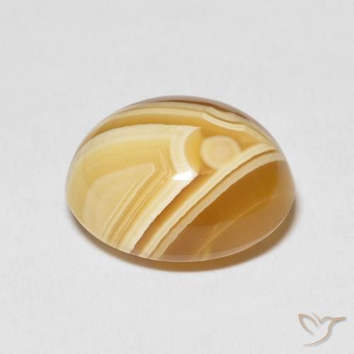 Agate Gemstone in 16.7 x 14.4 mm Size for Sale, Agate Stone in Multicolor Color