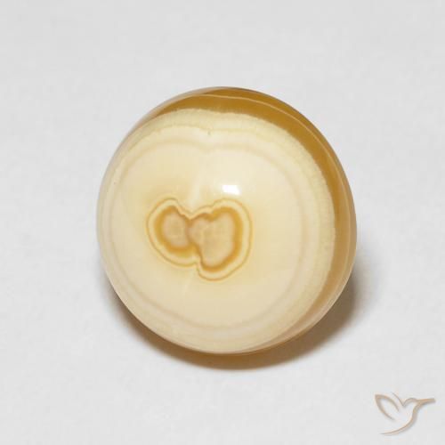12.10 ct Multicolor Agate Stone, Natural Agate in Round Cabochon Shape for Sale
