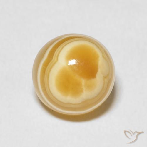3.46ct Natural Multicolor Agate, Round, Opaque