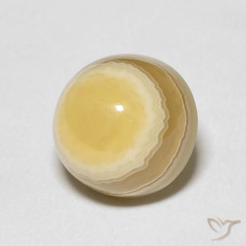 8.03 ct Multicolor Agate Stone, Natural Agate in Round Cabochon Shape for Sale
