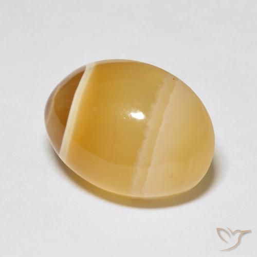 26.17 ct Multicolor Agate Stone, Natural Agate in Oval Cabochon Shape for Sale